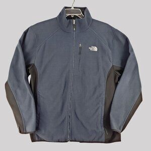The North Face Mens Navy & Black Fleece Full-Zip Jacket Size XXL